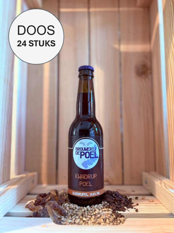 <b>Doos Kwadrup Poel</b><br />Quadrupel 10% 33cl<br />-24 stuks-